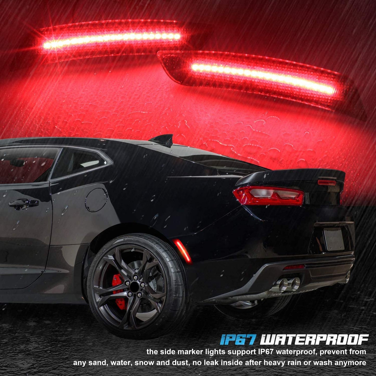 2016 - 24 Camaro Smoked LED Side Marker Lights