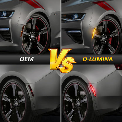 2016 - 24 Camaro Smoked Dynamic Dual LED Side Markers