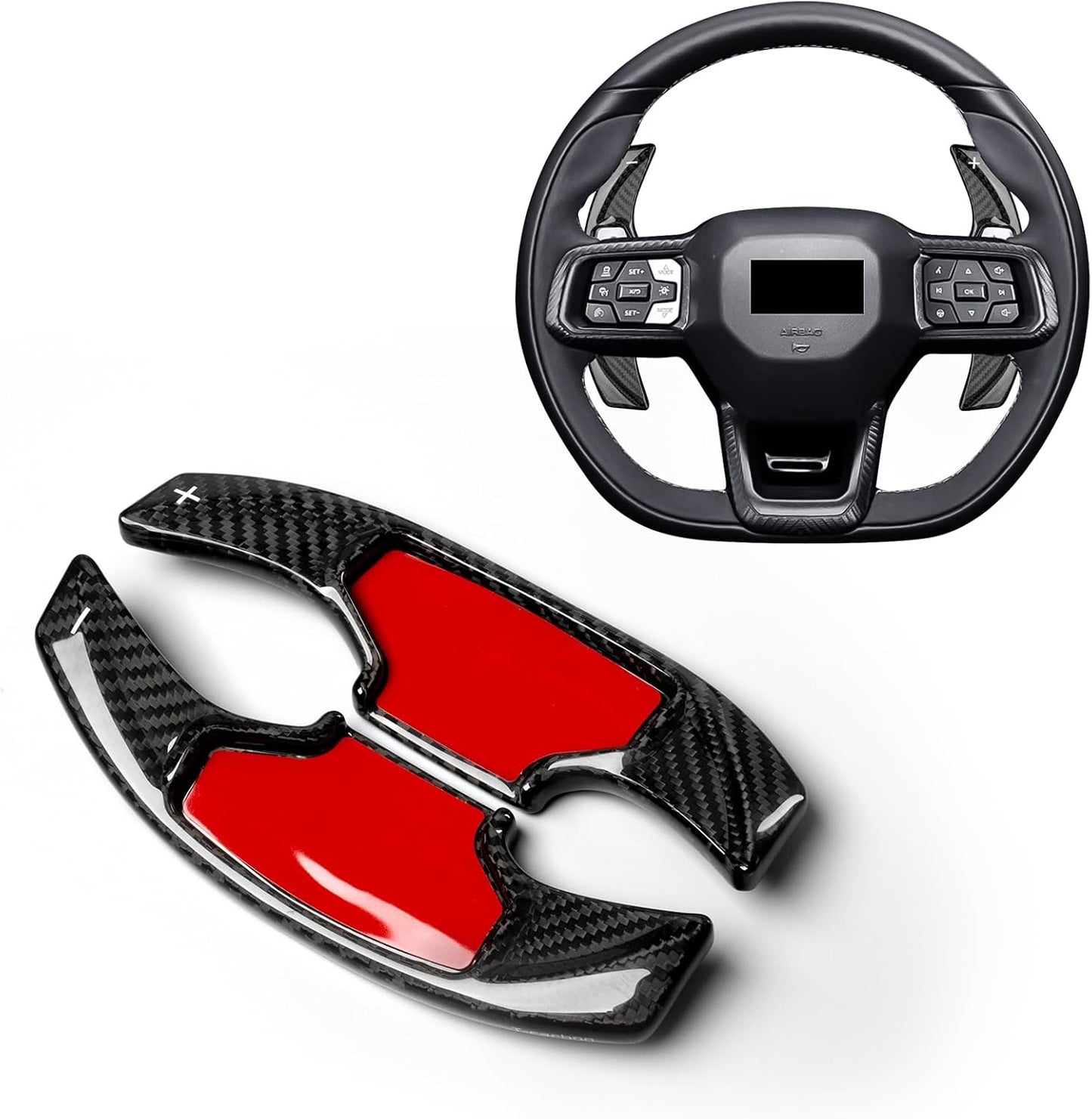 2024+ Mustang S650 Carbon Fiber Paddle Shifter Covers