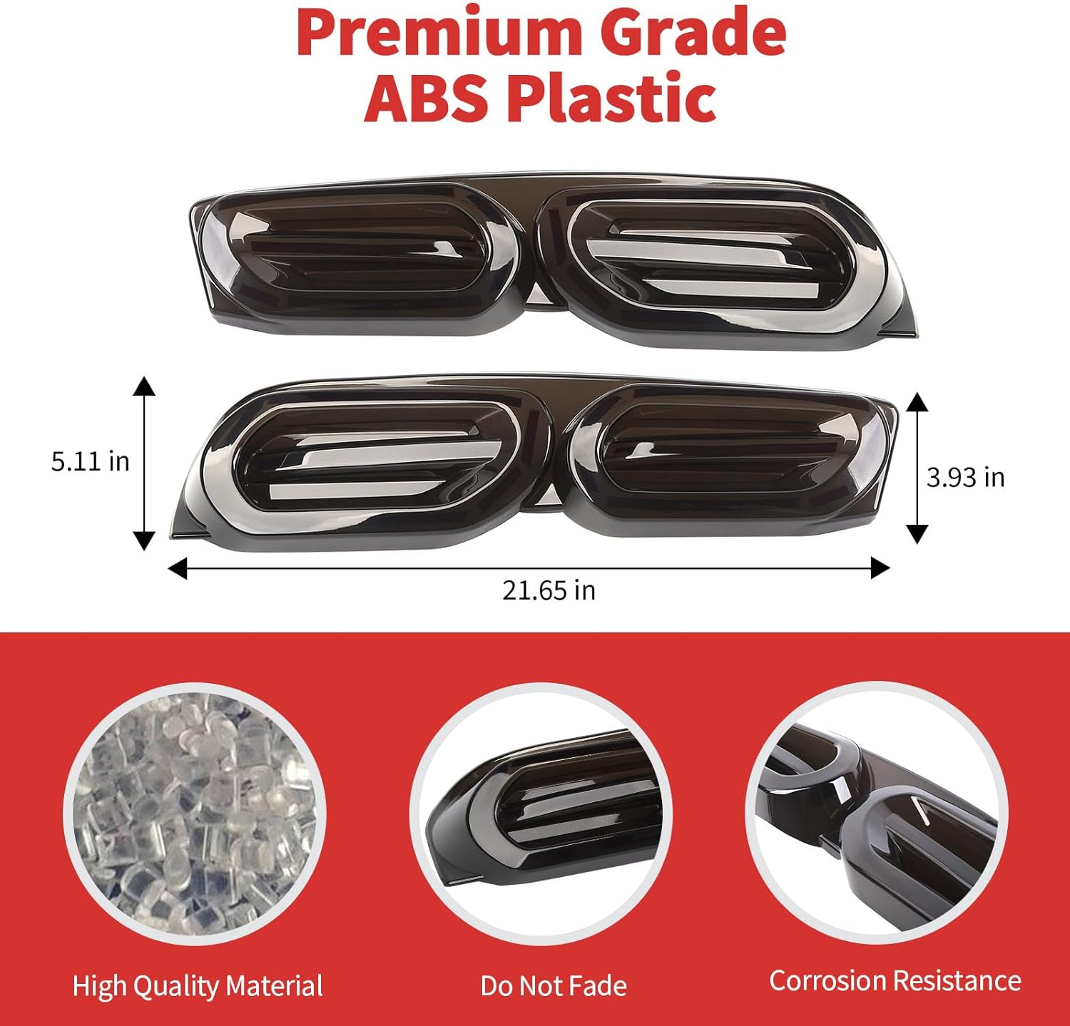 2019 - 24 Camaro Smoked Tail Light Covers