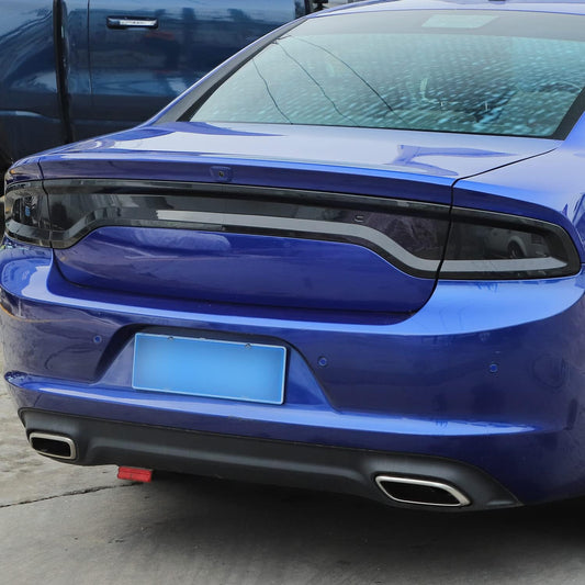 2015-24 Dodge Charger Smoked Tail Light Full Covers
