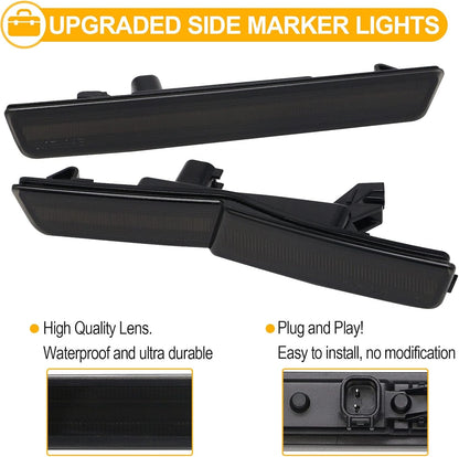 2018 - 24 Dodge Challenger SRT Widebody Smoked LED Side Marker Lights