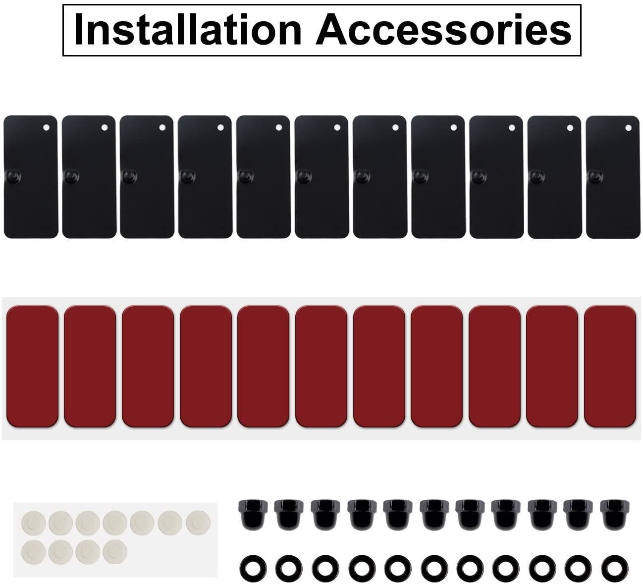 Rear Window Louver Hardware Kit
