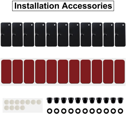 Rear Window Louver Hardware Kit