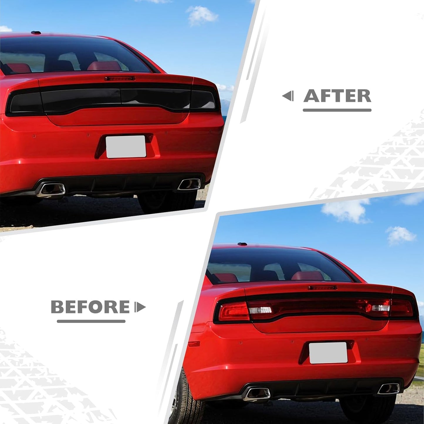 2011 - 14 Charger Smoked Tail Light Tint
