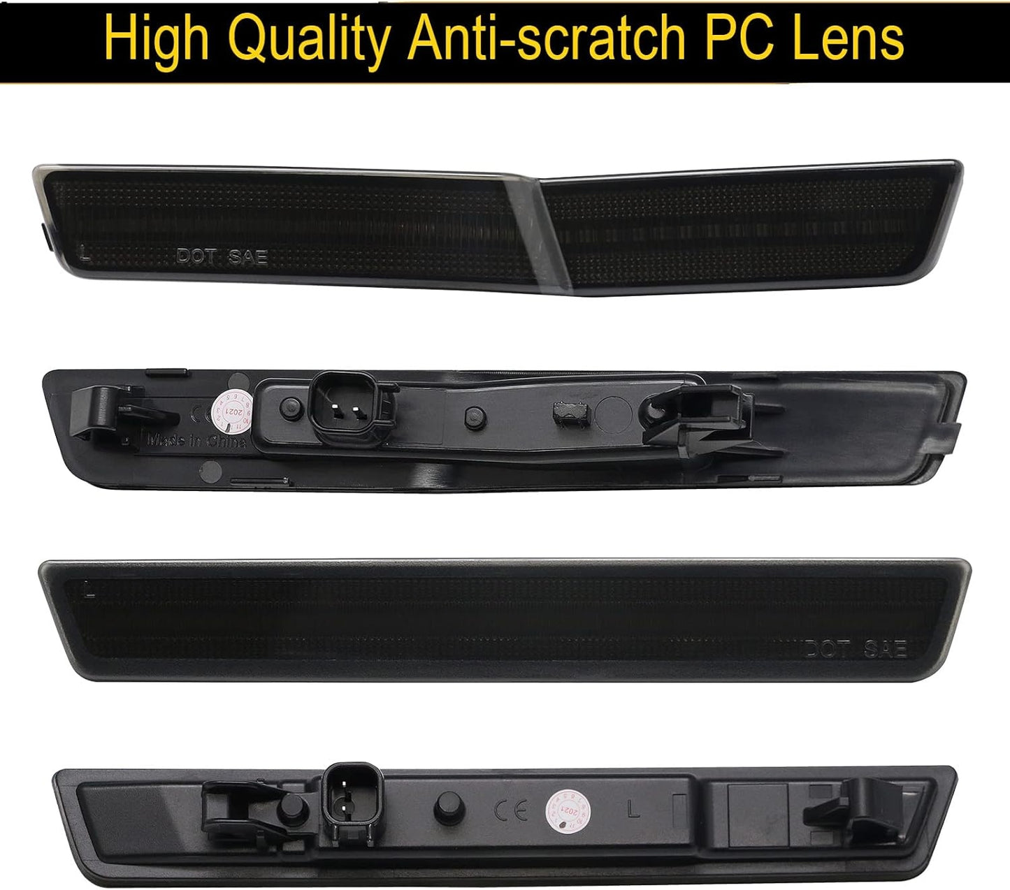 2018 - 24 Dodge Challenger SRT Widebody Smoked LED Side Marker Lights