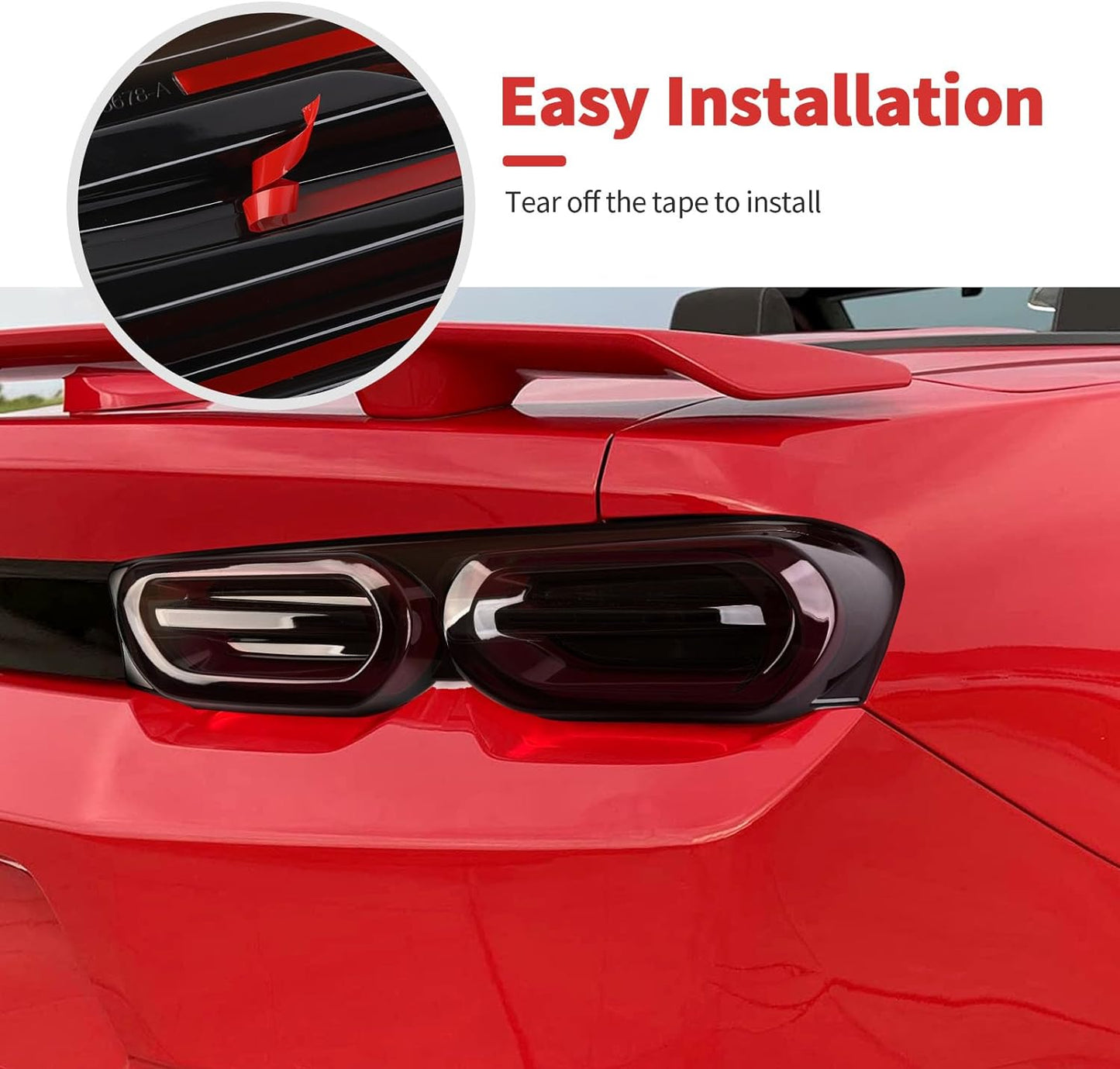 2019 - 24 Camaro Smoked Tail Light Covers