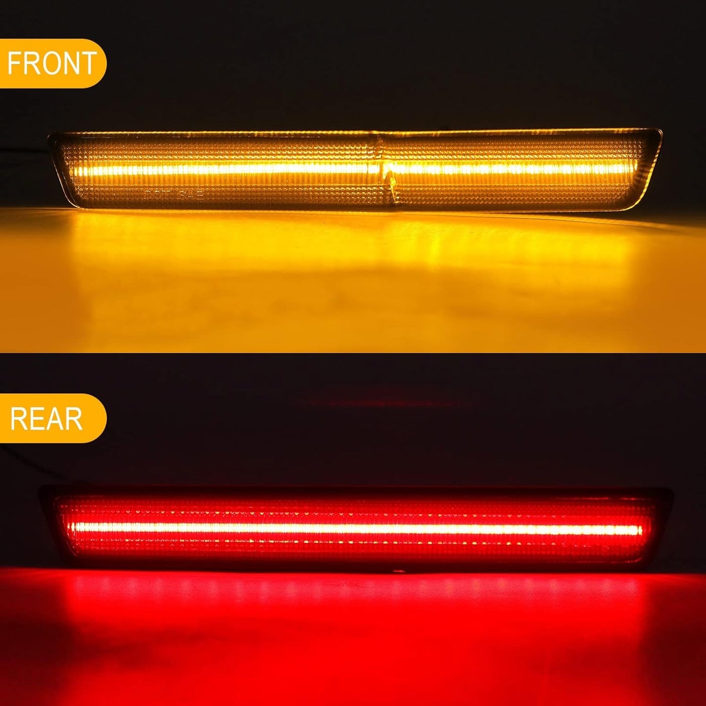 2018 - 24 Dodge Challenger SRT Widebody Smoked LED Side Marker Lights