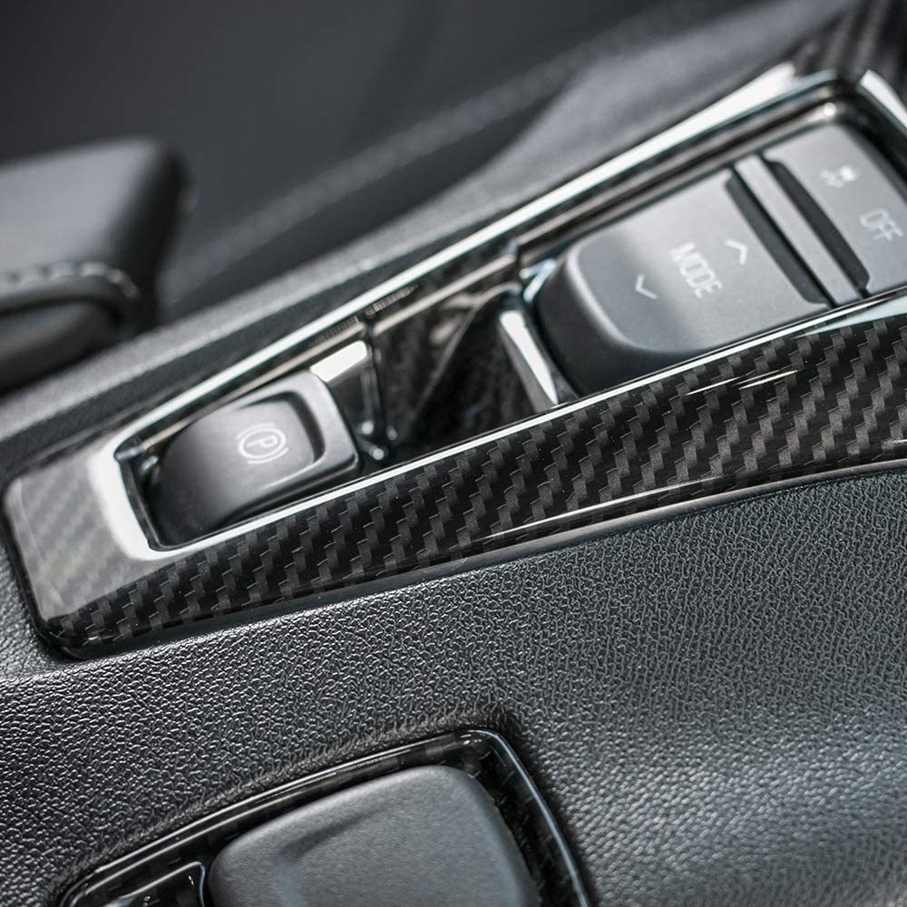 2016 - 24 Camaro Carbon Fiber Look Shifter Gearbox Trim Cover