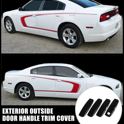 2015 - 24 Dodge Charger Gloss Black Exterior Door Handle Covers