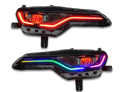2019 - 24 Camaro Prebuilt RGB Color Changing Headlights