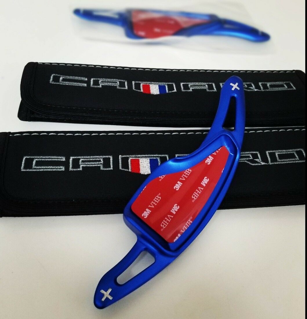 2016 - 24 Camaro Aluminum Paddle Shifter Cover Extensions | Red/Blue/Green/Silver/Black image 5