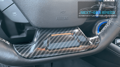 2016 - 24 Camaro Steering Wheel Trim Cover Kit  | Colored / Carbon Fiber image 3