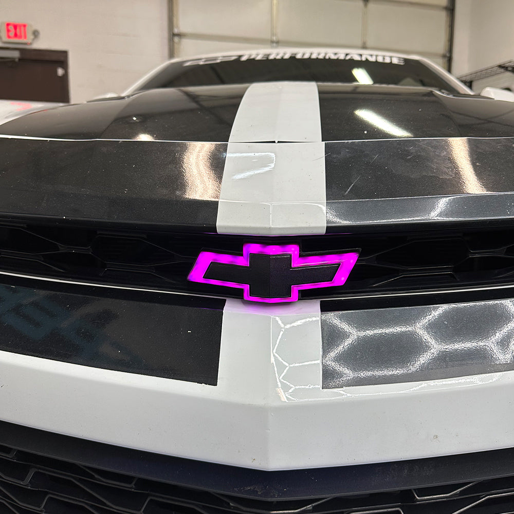 2016 - 24 Camaro Front RGB Flow Glowtie Emblem