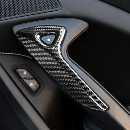 2014 - 19 C7 Corvette Carbon Fiber Interior Door Handle Cover | Next-Gen Carbon