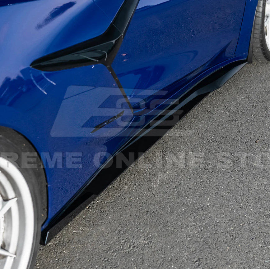 C8 Corvette Z06 / E-Ray / ZR1 Carbon Fiber Performance Side Skirts image 12