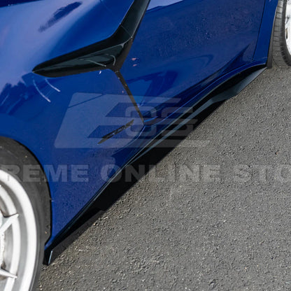 C8 Corvette Z06 / E-Ray / ZR1 Carbon Fiber Performance Side Skirts image 12