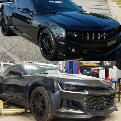 2014 - 15 Camaro 6th Gen Style ZL1 Front Bumper + Hood Kit