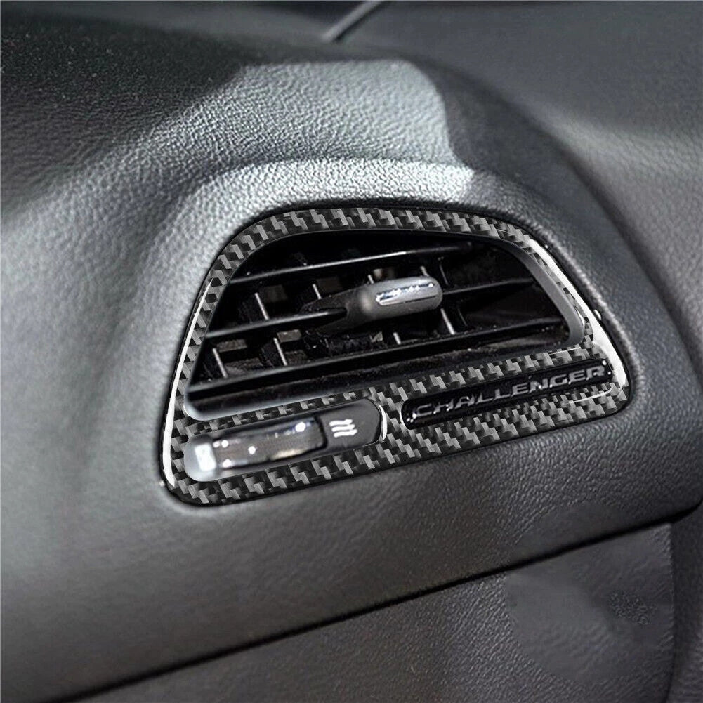 2015+ Dodge Challenger Carbon Fiber Passenger Air Vent Surround