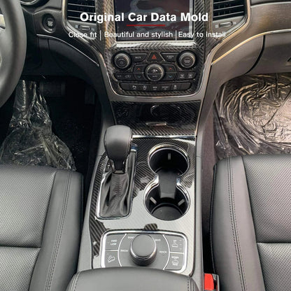 2017 - 21 Grand Cherokee Trackhawk Carbon Fiber Center Console Trim Kit
