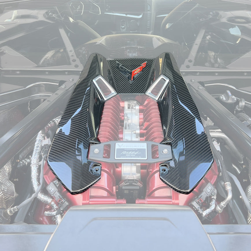 C8 Corvette Z06 5.5L LT6 Carbon Flash Painted Engine Cover