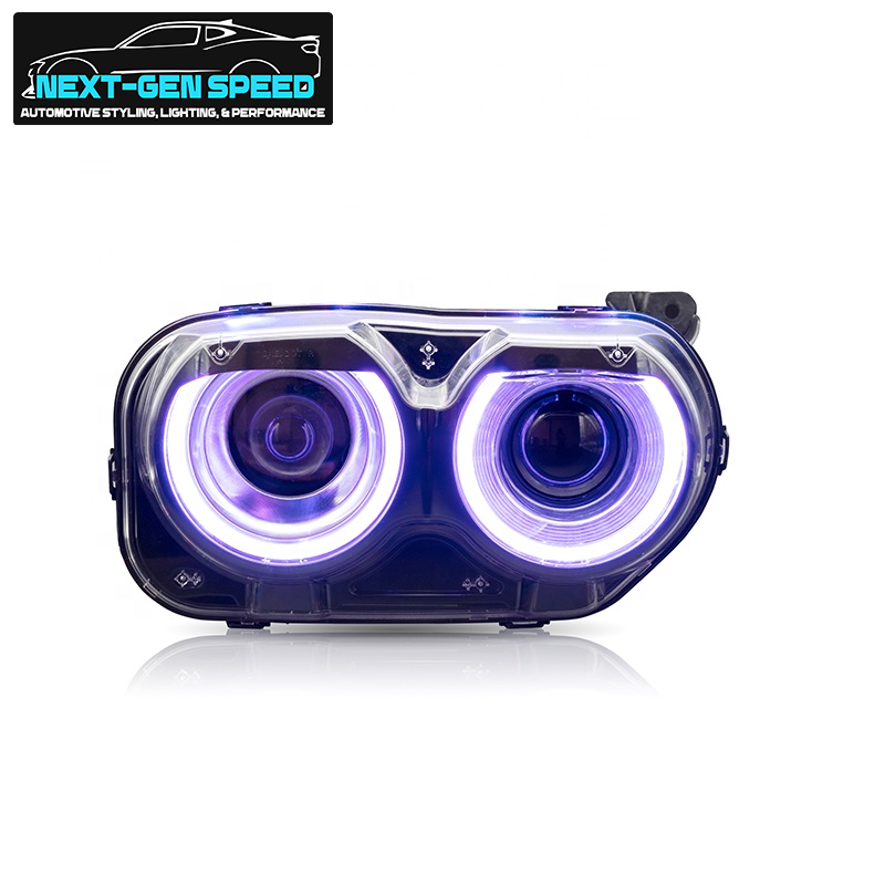 2009 - 14 Dodge Challenger Prebuilt RGB LED Headlights