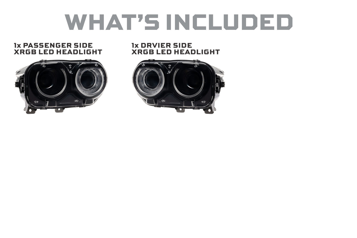 2015 - 23 Challenger XRGB LED Headlights