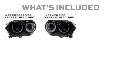 2015 - 23 Challenger XRGB LED Headlights