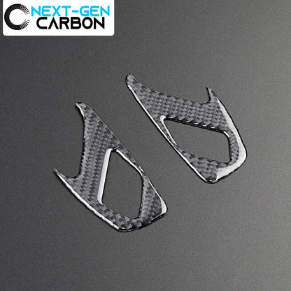 2016 - 24 6th Gen Camaro Carbon Fiber Interior Door Lock Trim Covers | Next-Gen Carbon image 4