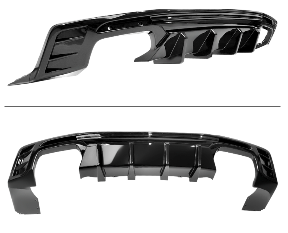 2016 - 24 Camaro Gloss/Matte/Carbon 3PC Diffuser | Single Tip/Quad Tip image 15