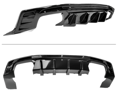 2016 - 24 Camaro Gloss/Matte/Carbon 3PC Diffuser | Single Tip/Quad Tip image 15
