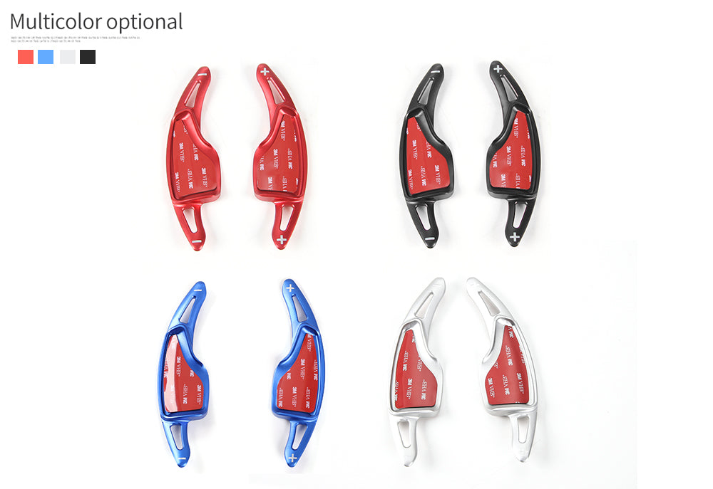 2016 - 24 Camaro Aluminum Paddle Shifter Cover Extensions | Red/Blue/Green/Silver/Black image 4
