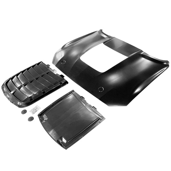 2018 - 24 Mustang GT500 Style Front Aluminum Hood