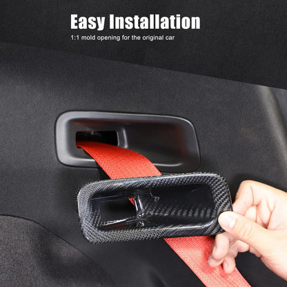 C8 Corvette Real Carbon Fiber Seat Belt Trim Cover | Stingray / Z06