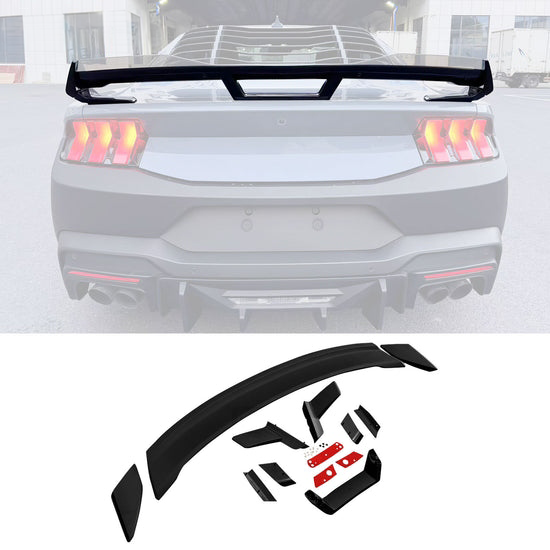 2024+ Mustang 650 Coupe Dark Horse Gloss Black High Wing
