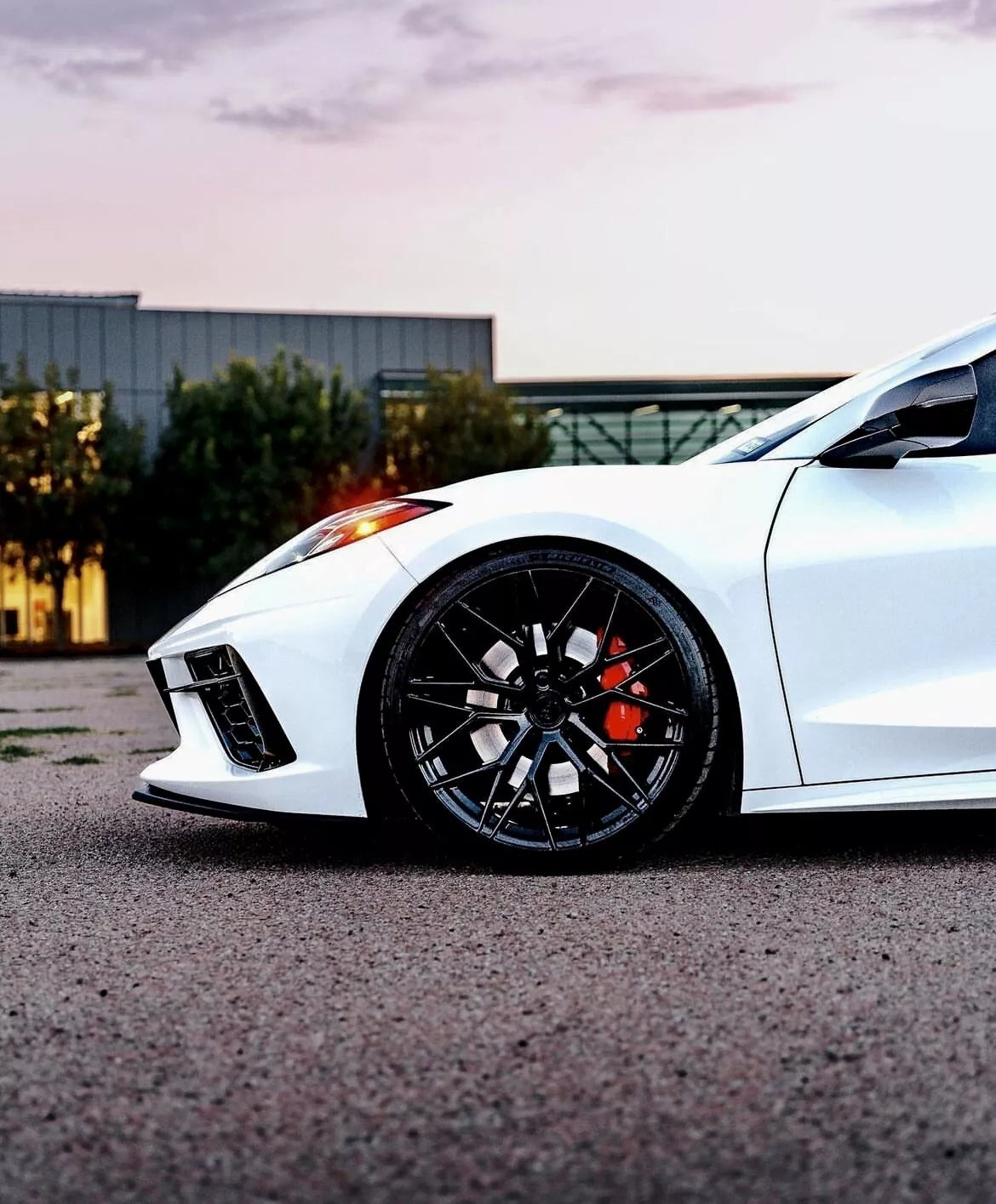 20"21" Chevrolet Corvette C8 Stingray Wheels/Rims M520R Gloss Black 5x120 lugs