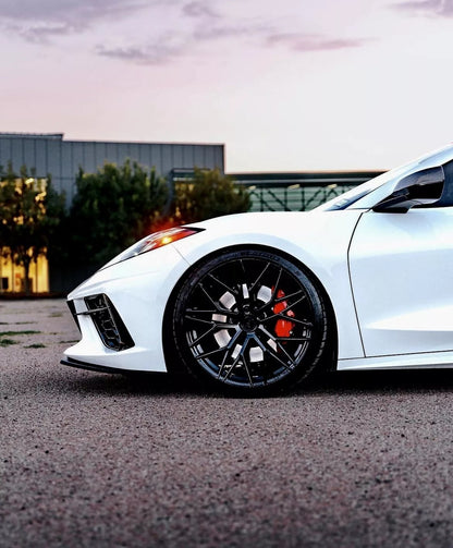 20"21" Chevrolet Corvette C8 Stingray Wheels/Rims M520R Gloss Black 5x120 lugs