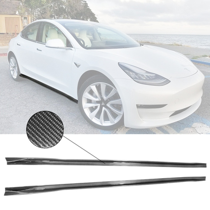 2017 - 24 Tesla Model 3 IKON Style Side Skirts