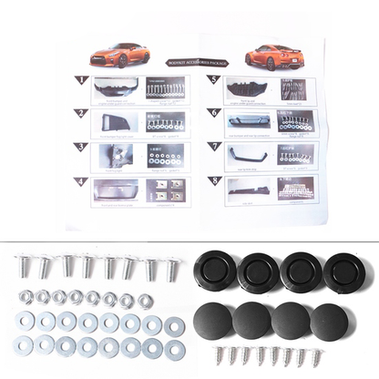 2009 - 22 Nissan R35 GTR Rear Bumper Conversion Kit