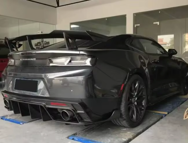 2016 - 24 Camaro XT Real Carbon Fiber Rear Diffuser LT RS SS LT1 | Next-Gen Carbon image 0