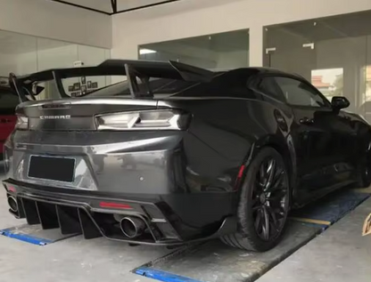 2016 - 24 Camaro XT Real Carbon Fiber Rear Diffuser LT RS SS LT1 | Next-Gen Carbon image 0