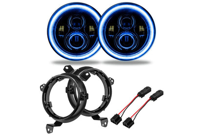 Wrangler JL/Gladiator JT Dynamic ColorSHIFT 7" High Powered LED Headlights (Pair)