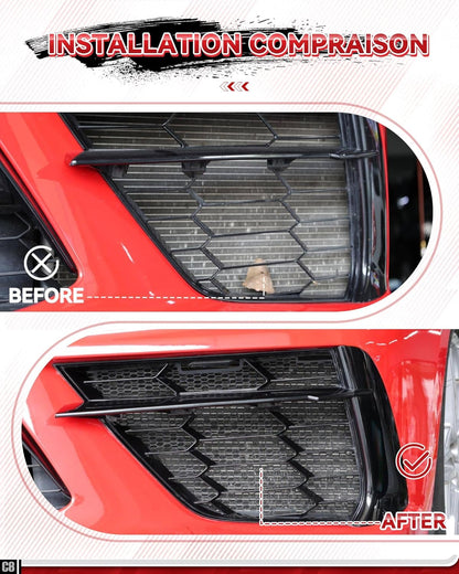 C8 Corvette Stingray Front Grill Covers Radiator Guards w/Bolts |