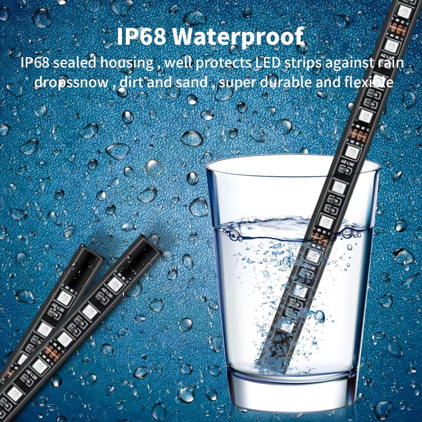 Multicolor Flow Series LED Ambient Truck Bed Lighting Kit