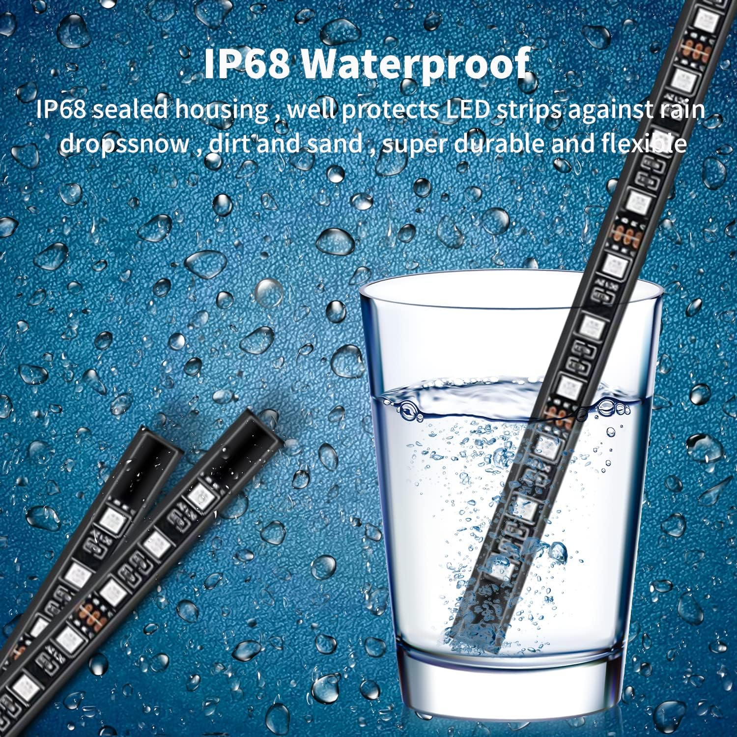 Multicolor Flow Series LED Ambient Truck Bed Lighting Kit