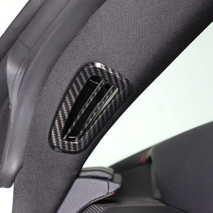 C8 Corvette Hydro-Carbon Fiber Side Vent Defogger Trim Covers