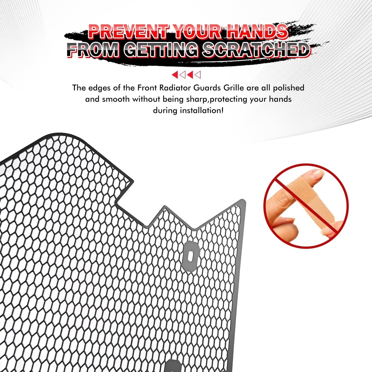 C8 Corvette Z06/E-Ray Front Intake Mesh Grilles (Metal)