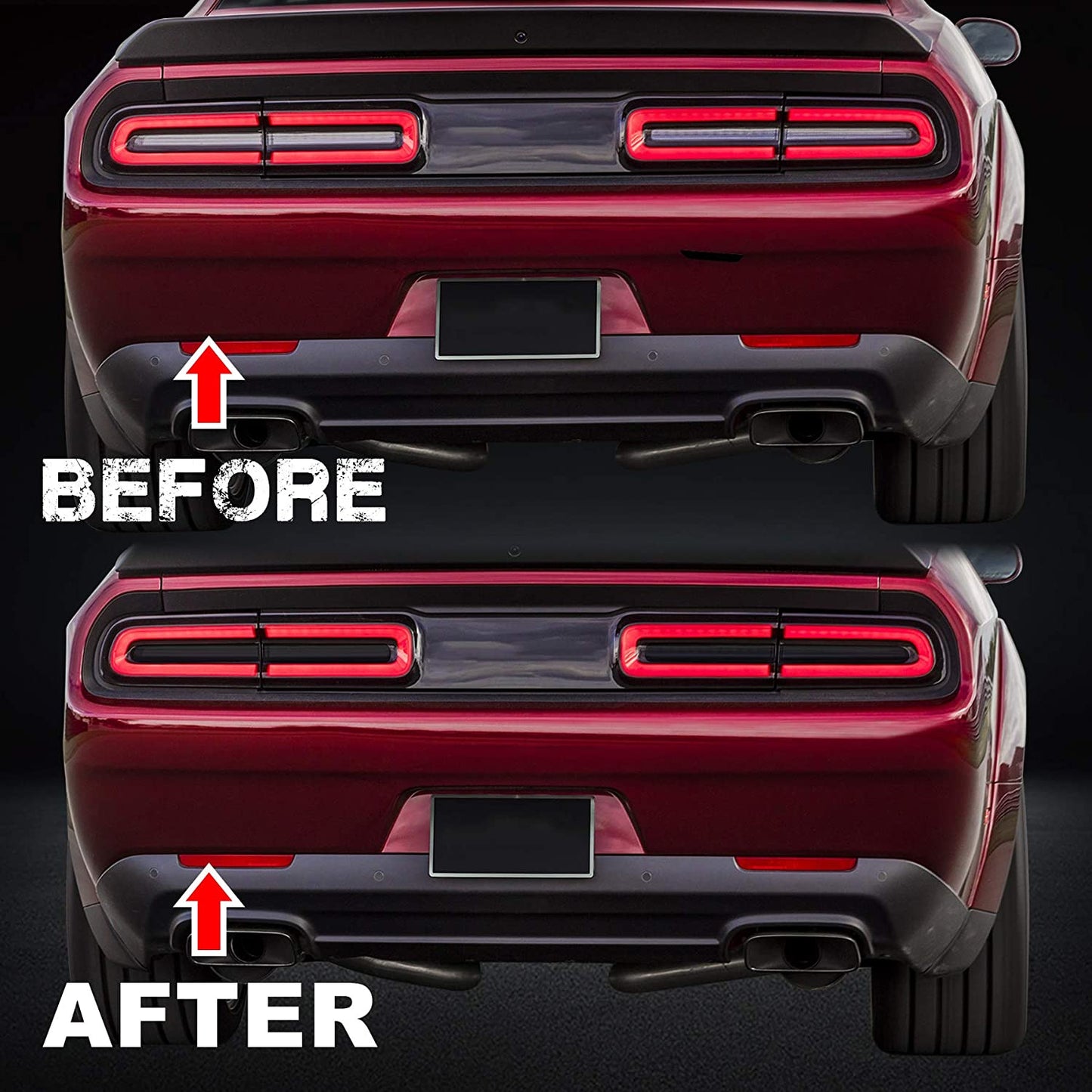 2015 - 24 Dodge Challenger Precut Tail Light Tint