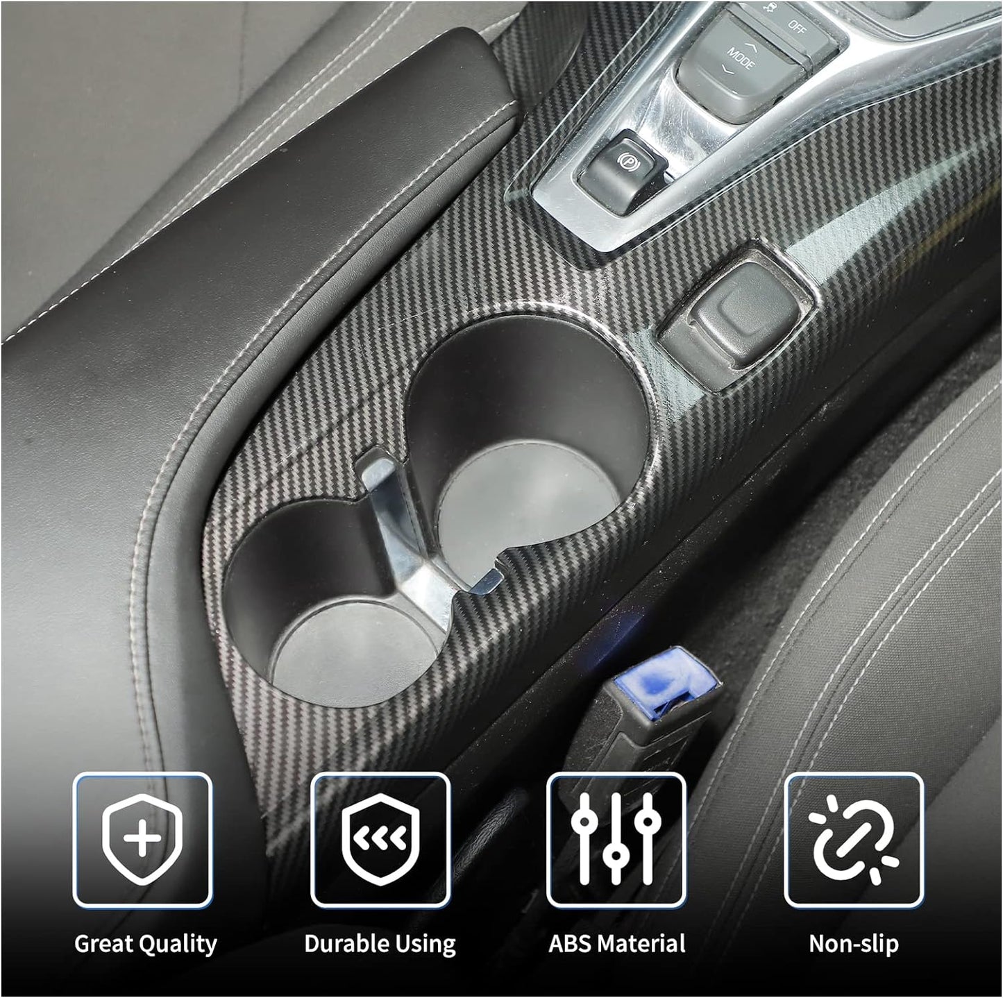 2016 - 24 Camaro Carbon Fiber ABS Center Console Cover
