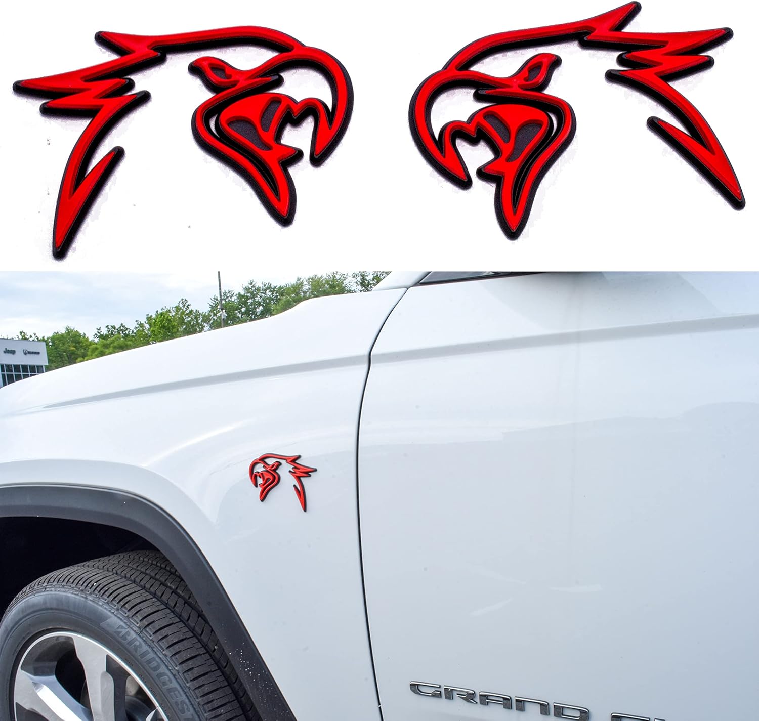 2018 - 24 Jeep Grand Cherokee Trackhawk Fender Badge